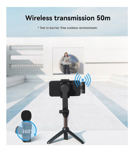 Micrófono Lavalier Inalámbrico By-v20 Para Transmisión En Vi