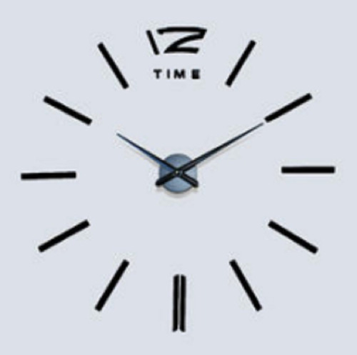 Reloj De Pared Autoadhesivo Hasta 120cm, Moderno