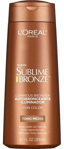 Autobronceante Iluminador Con Color Sublime Bonze Tono Medio