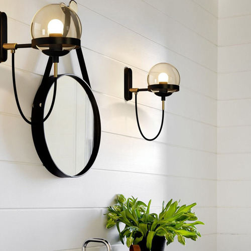 Retro Plug In Aplique De Pared Sin Bombilla Led, Accesorio