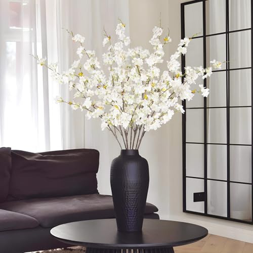 8 Piezas De Flores De Cerezo Artificial De 40 De Tallos De