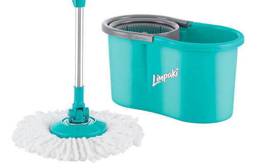 Condor Fit 1662 Mop Perfect Pro Perfect mop com balde centrífuga azul-turquesa