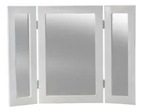 Comprar Espejo Peinador Triptico Laqueado Blanco 60x80 Baño