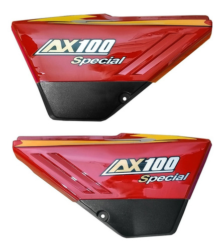 Cachas Laterales Suzuki Ax100 Con Calcos X2 T Originales Nsr