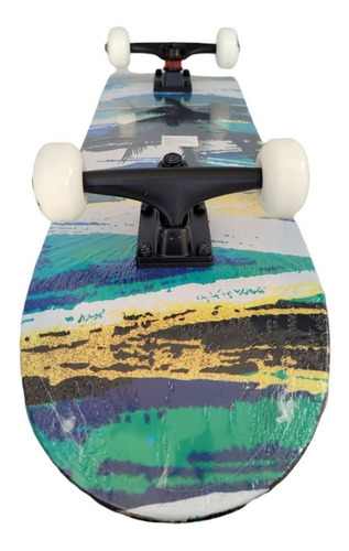 Patineta Aesthetic Skateboard Completa Maple Abec7 Semipro