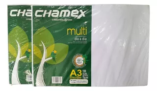 Pack: 190 Hojas Papel A3 Chamex 75 Gramos + 3 Papelografos