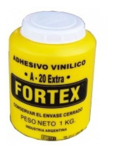 Adhesivo Vinilico Pegamento Fortex A20 X 1kg Carpinteria 