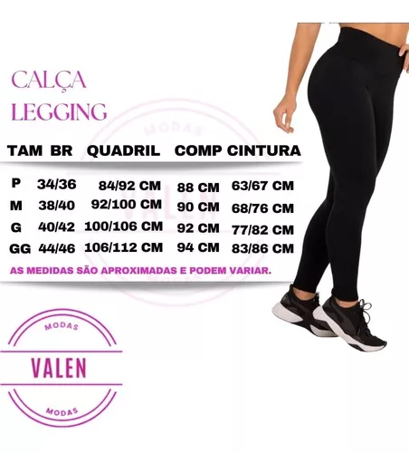 Calça Legging Grossa Suplex Não Fica Transparente Dia A Dia