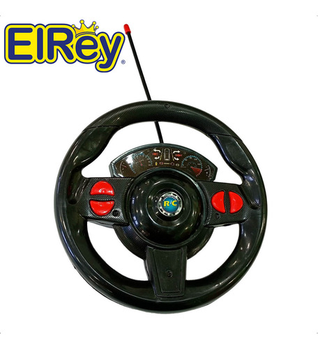 Auto A Control Remoto Rc Volante+ Pedalera Deportivo El Rey