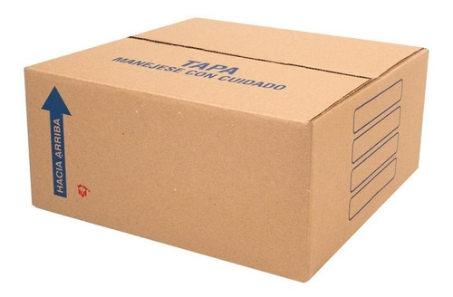 25 Cajas De Cartón Para Empaque 40x40x22 Cms Rm-60