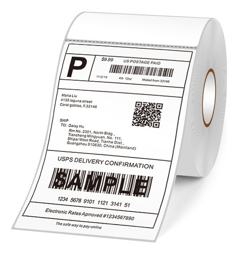 Etiquetas De Papel Para Impresoras, Paquetes De Envío, Etiqu