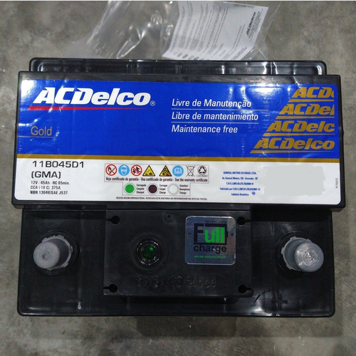 Imagen 3 de 8 de Bateria Auto 12x45 Envio 100% Acdelco Gold Classic