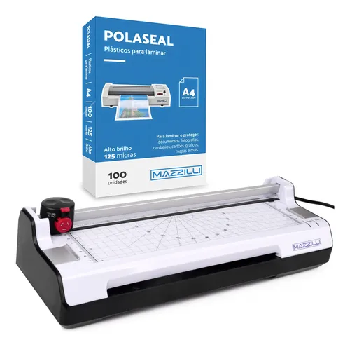 Kit Plastificadora A4 - 5 Funções Em 1 220v + Plasticoa4