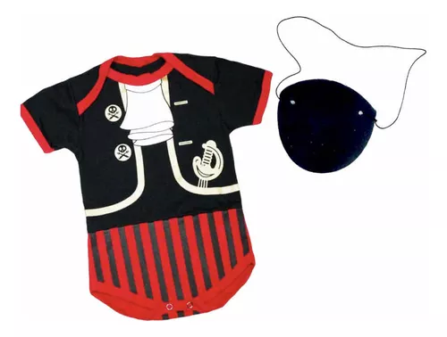 Fantasia Pirata Bebe Masculino 911691 P-1 ano