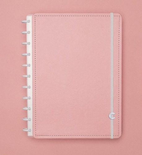 Caderno Inteligente Grande Rose Pastel