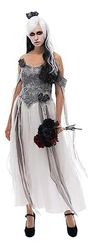 Fantastcostumes Mujeres Halloween Zombie Novia Fantasma Disf