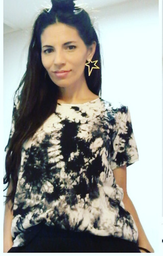 Remera Batik Lucia Manga Corta