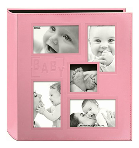 Pioneer Collage Frame Embossed  Baby  Sewn Leatherette Cover