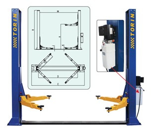 Elevador Automotriz Para Auto Hidraulic. 3000kg Ele Max 2722