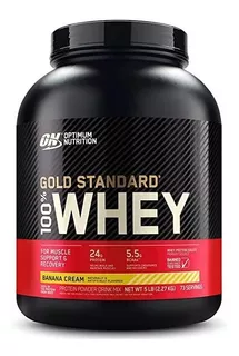 Suplemento en polvo Optimum Nutrition Proteína Gold Standard 100% Whey proteína sabor french vanilla crème en pote de 907g