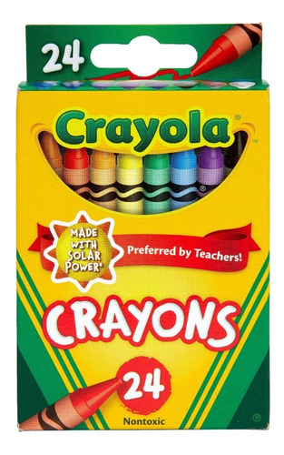 Imagen 1 de 2 de Set De Crayones De Cera 24pzas Crayola