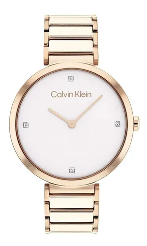 Reloj Calvin Klein Minimalistic Tbar P mujer Acero 25200135 Color