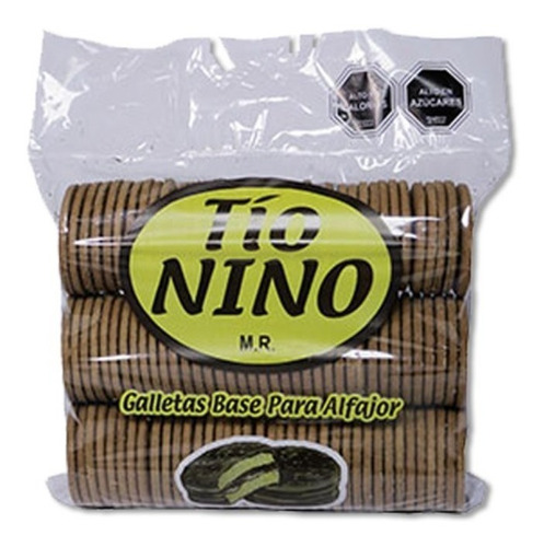 Caja 10 Bolsas Galleta Alfajor Tío Nino 800 Gr Cada Una