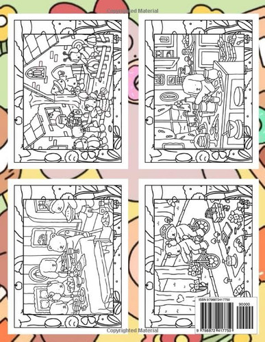 Loretta P Bey Beary Friends Spring Bucket List Coloring Book