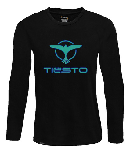 Camiseta Manga Larga Hombre Dj Tiesto Electro House Lbo2