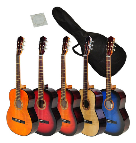 Guitarra Criolla Clasica Funda Pua Fender Garantia Curso Cd