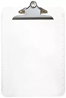 Smoke 6 x 9 Inches SPR01859 Sparco Transparent Plastic Clipboard 