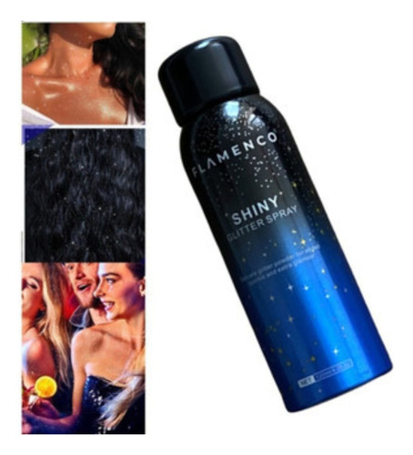 Polvo De Hadas En Spray Glitter Para Cabello Y Cuerpo