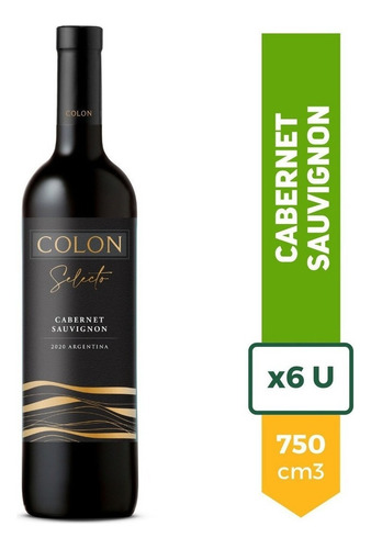 Vino Colon Selecto Cabernet Sauvignon Tinto 750ml Caja X6