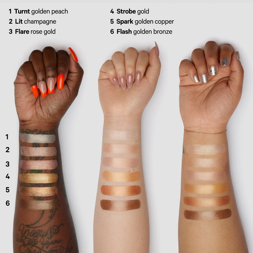 Crema En Barra Highlighter Milk Makeup Turn Golden Peach, 6