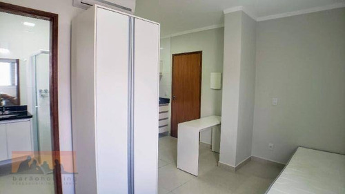 Imagem 4 de 10 de Kitnet Com 1 Dormitório Para Alugar, 18 M² Por R$ 1.300,00/mês - Jardim Santa Genebra Ii (barão Geraldo) - Campinas/sp - Kn0775