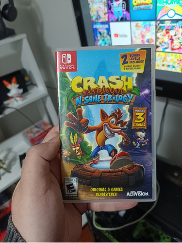 Crash Bandicoot N Sane Trilogy Nintendo Switch Mídia Física 