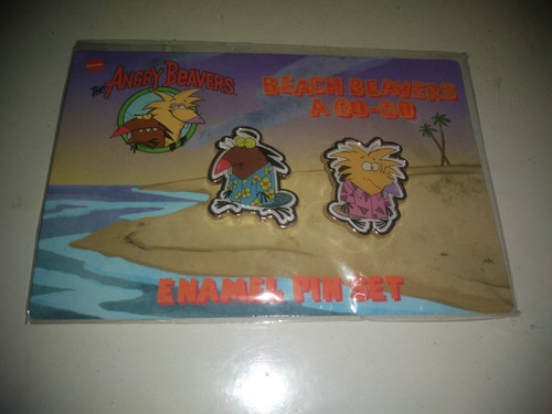 Nickelodeon Angry Beavers Pins Broches Castores Cascarrabias