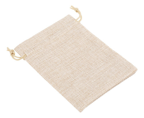 40 Bolsas De Arpillera Con Cordón, 13 Cm X 10 Cm, Joyas De R