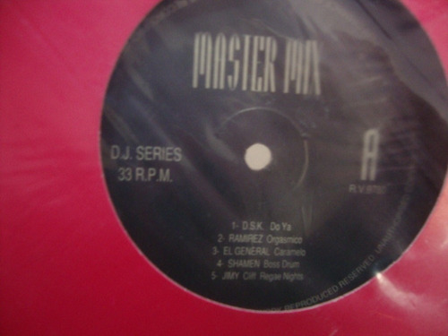 Vinilo Master Mix Ramirez El General Shamen Jimmy Cliff E1