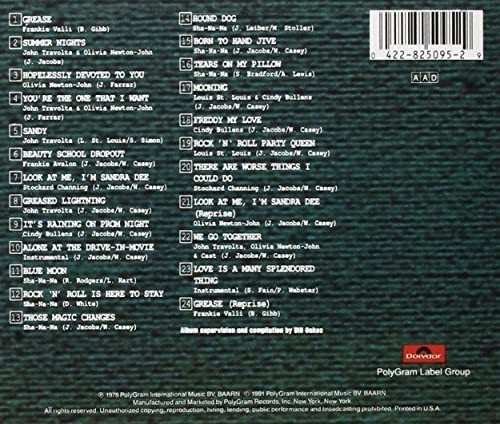 Cd: Grease (banda Sonora Original De La Película De 1978)