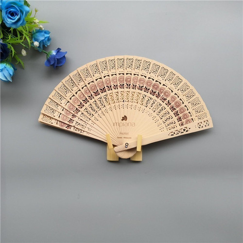 50 Fans, Wood For Wedding Events Medium Quality