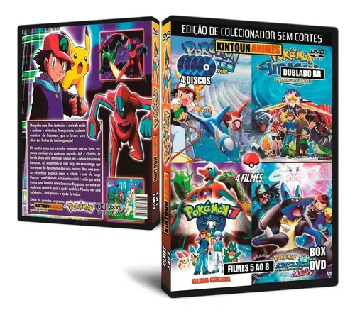 Dvds Pokémon Filmes 1 Ao 8 Dublados