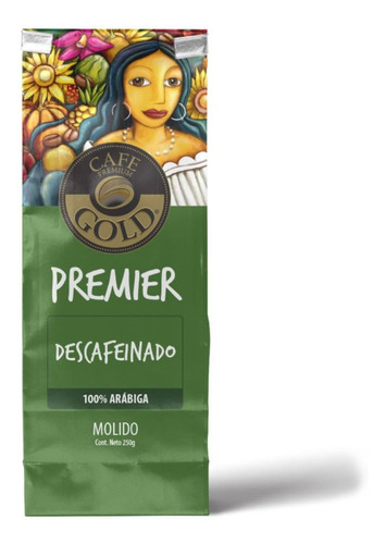 Café Gold Premier Molido Descafeinado 250 G