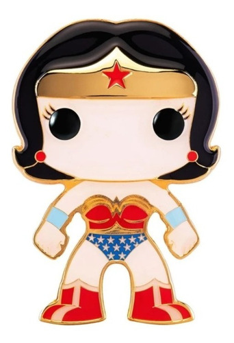 Figura Funko Pop Pins - Dc Super Heroes - 04 Wonder Woman