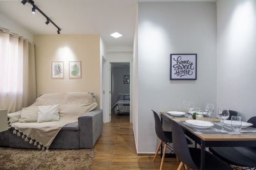 Apartamento 34 M2 Totalmente Mobiliado, Pronto Para Morar