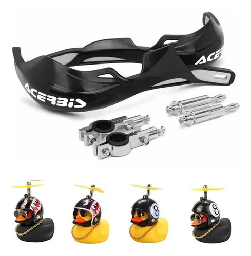 Kit Accesorios De Lujo: Cortavientos Acerbis Y Patito Biker