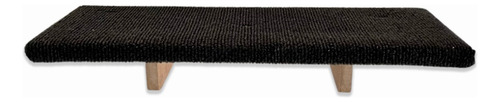 Rascador Para Gatos De Pared Tapizado. Combo Amelie Color Gris Oscuro