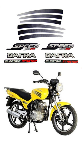 Kit Adesivos Dafra 150 2008 À 2009 Speed 10199