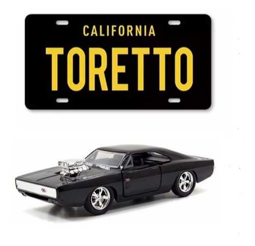 Placa Patente Toretto 