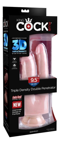 Sexshop Consolador Doble King Cock Dildo Sexual Erótico Color Carne